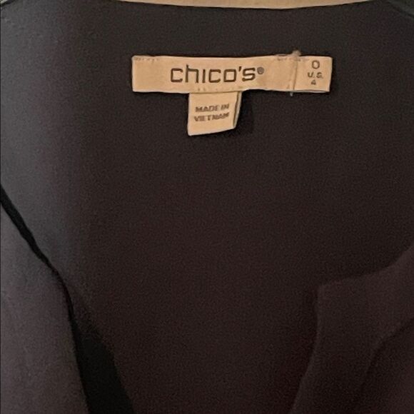 Chico's Blouse with Lace Trim Sleeves - Picture 2 of 3